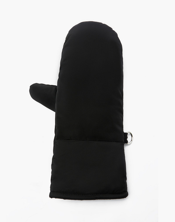 717-2218-202 Варежки жен.. текстиль/ворсин черн, Mascotte