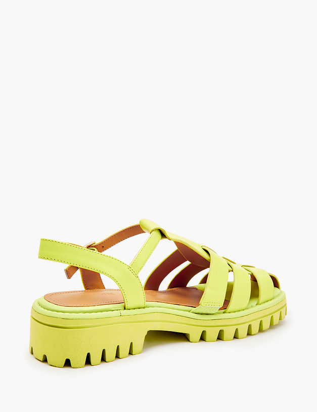 Зеленые женские сандалии MASCOTTE 233-4123911-0104 | ракурс 3