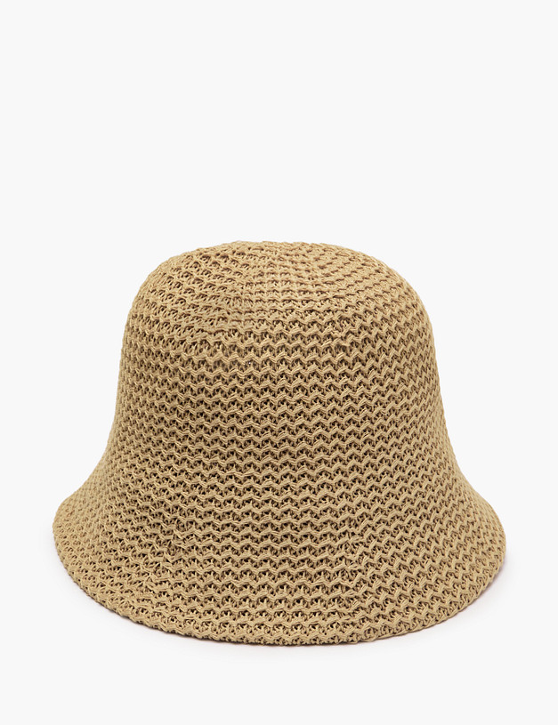 Светло-коричневая женская шляпа MASCOTTE 766-5132-2609 | ракурс 2