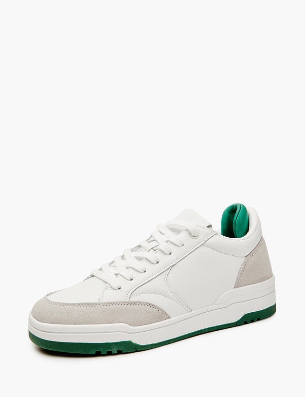 Белые мужские кроссовки MASCOTTE 158-410121-0601 | ракурс 3