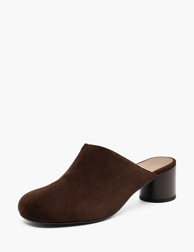 Коричневые женские мюли MASCOTTE 94-614611-4680M | ракурс 2