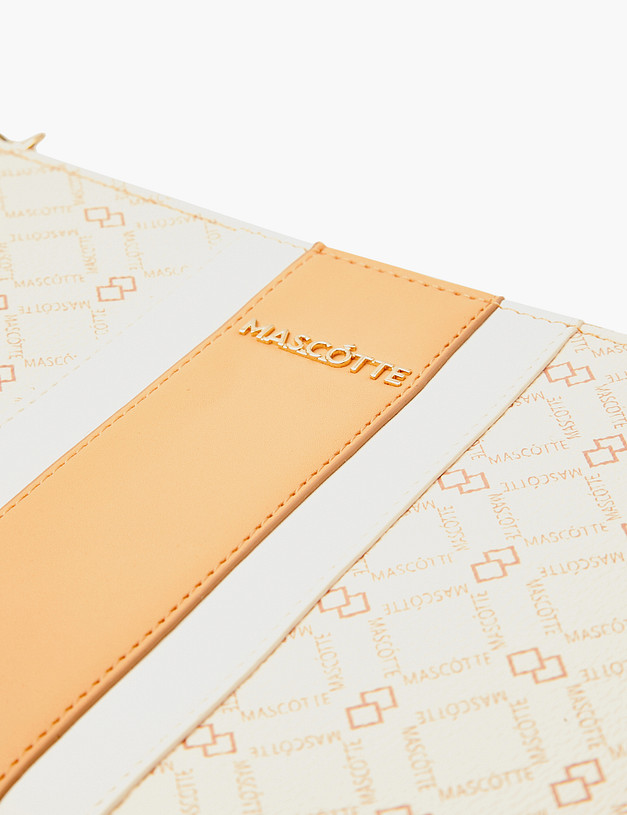 Молочный женский клатч MASCOTTE 615-3233-608 | ракурс 6 Молочный женский клатч MASCOTTE 615-3233-608 | ракурс 6