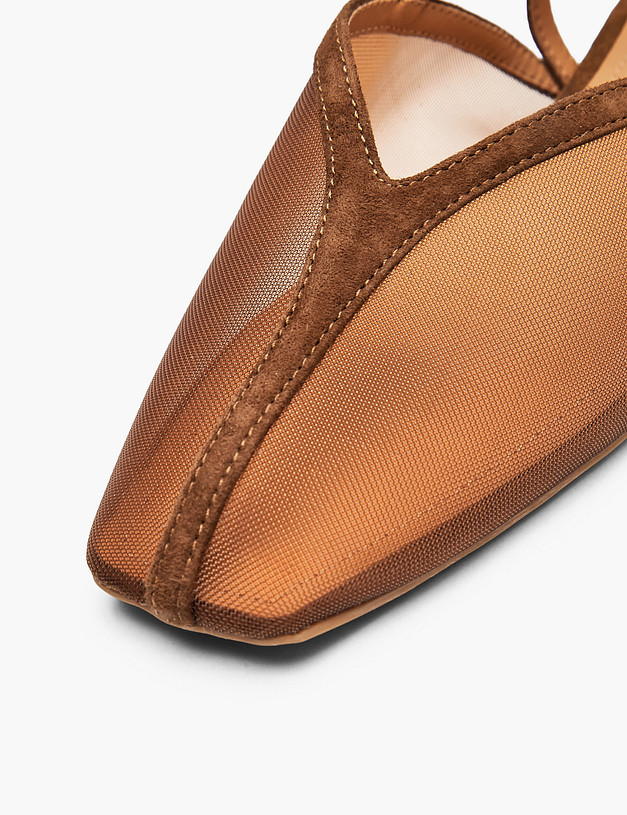 Темно-бежевые женские туфли MASCOTTE 233-614092-0208 | ракурс 6