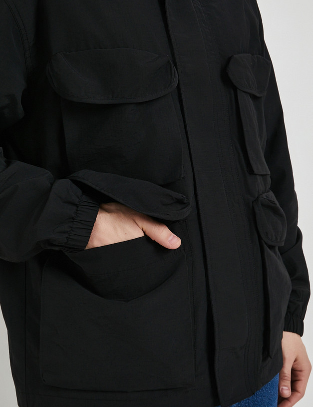 Черная мужская ветровка MASCOTTE 971-5115-2602 | ракурс 6