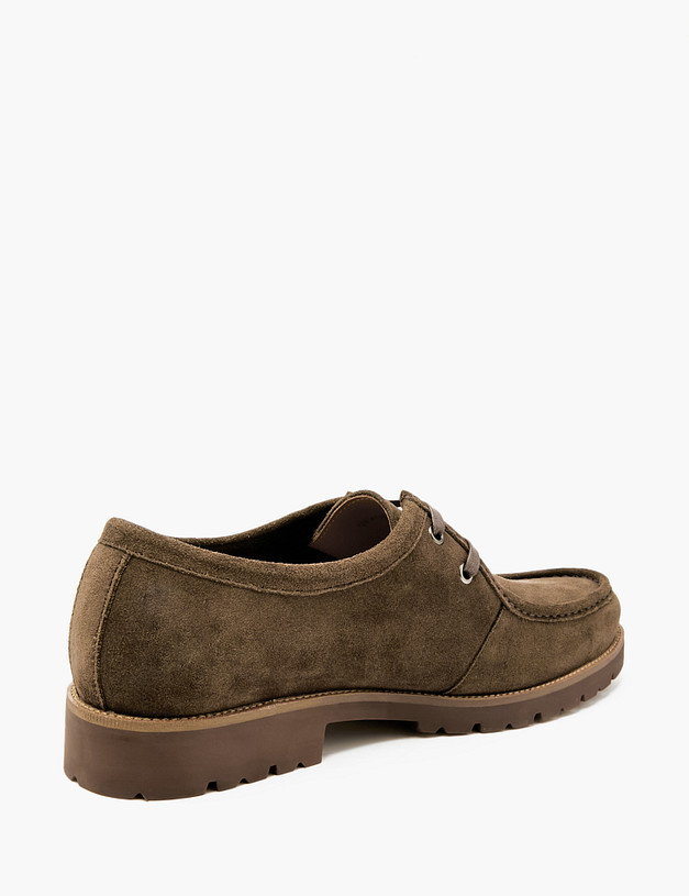 Оливковые мужские полуботинки MASCOTTE 128-415621-0204 | ракурс 4 Оливковые мужские полуботинки MASCOTTE 128-415621-0204 | ракурс 4