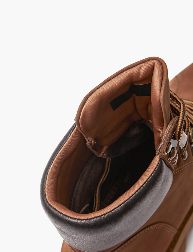 Коричневые женские ботинки MASCOTTE 58-425521-0309 | ракурс 8 Коричневые женские ботинки MASCOTTE 58-425521-0309 | ракурс 8