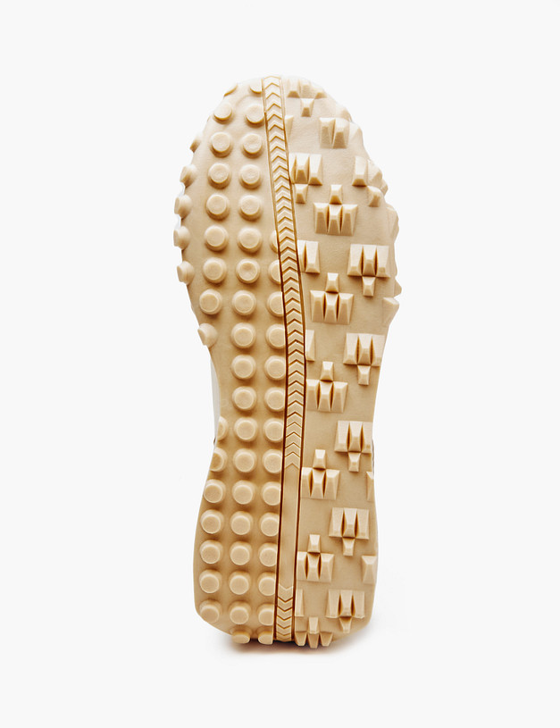 Молочные женские кроссовки MASCOTTE 64-411421-0201 | ракурс 5