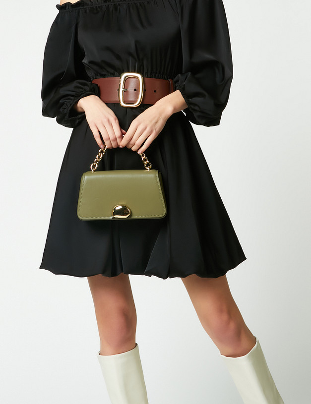 Зеленая женская сумка MASCOTTE 660-2108-604 | ракурс 1