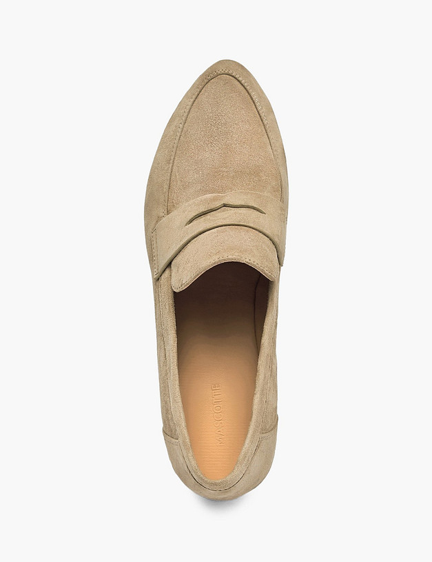 Бежевые женские лоферы MASCOTTE 175-6101912-4644M | ракурс 4