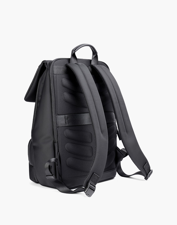 604-5240-202 Рюкзак мужской текстиль-и.кожа/текстиль-ворсин черн, L, Mascotte