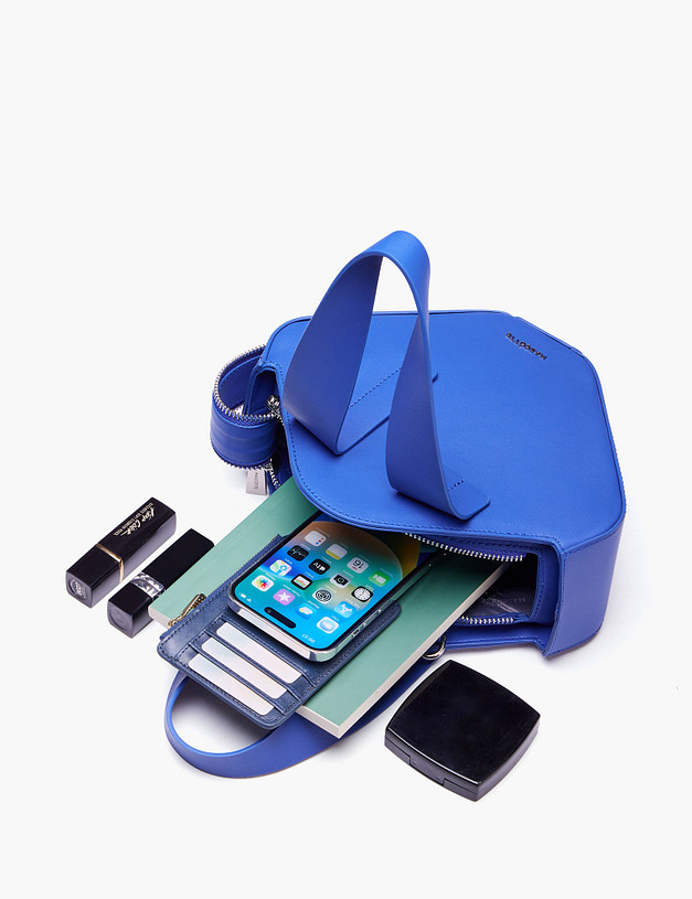 Синяя женская сумка MASCOTTE 660-4164-603 | ракурс 6