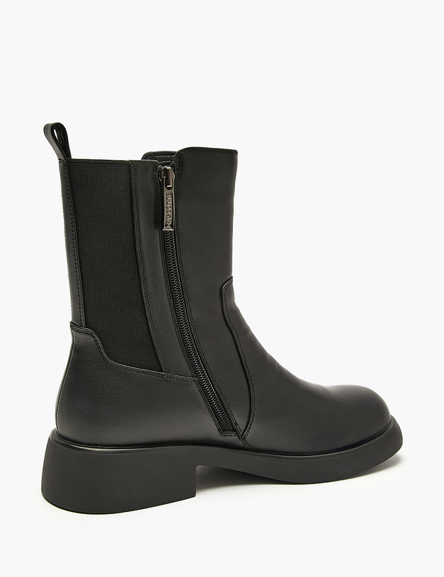 Черные женские ботинки MASCOTTE 126-410322-3100M | ракурс 3