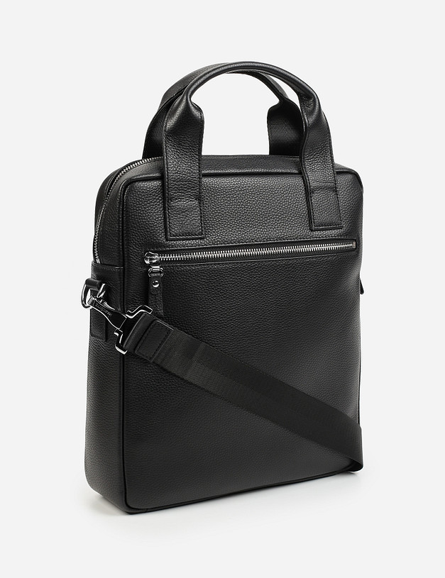 Черная мужская сумка MASCOTTE 658-1213-102 | ракурс 3