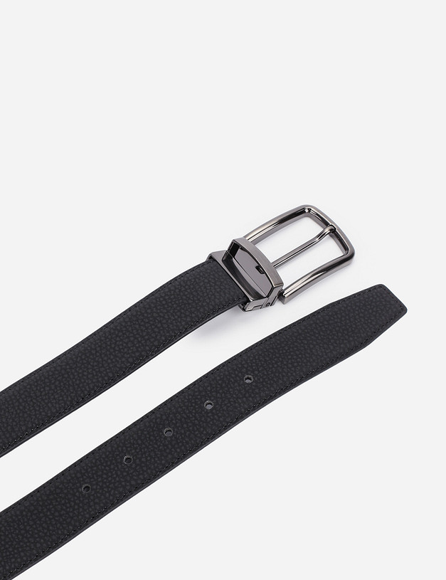 Черный мужской ремень MASCOTTE 727-9224-102 | ракурс 3