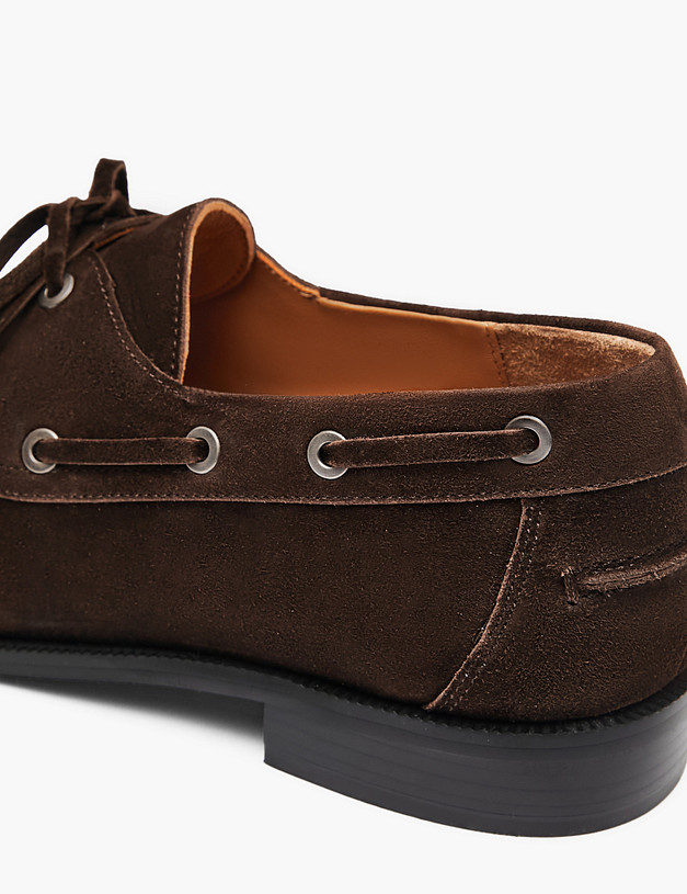 Коричневые женские топ-сайдеры MASCOTTE 234-614411-0609 | ракурс 7