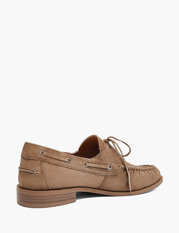 Бежевые женские топсайдеры MASCOTTE 234-614411-4643M | ракурс 3