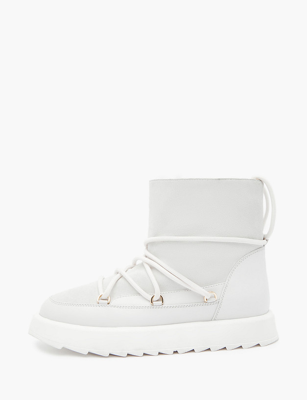 Белые женские угги MASCOTTE 47-3203433-0601 | ракурс 1