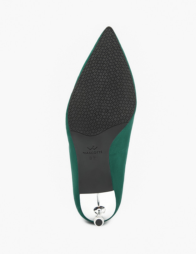 Зеленые женские туфли на шпильке MASCOTTE 172-210211-0604 | ракурс 5