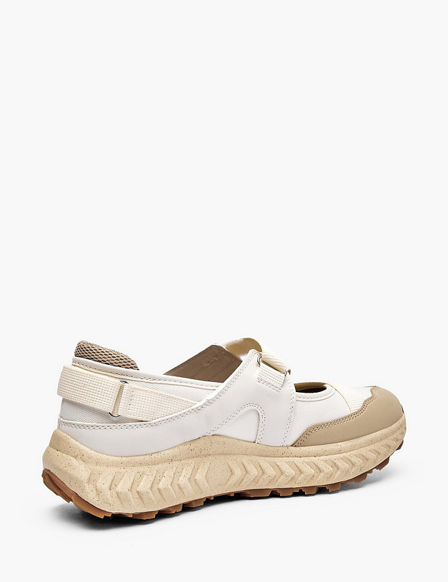 Молочные женские сандалии MASCOTTE 181-510121-0201 | ракурс 3