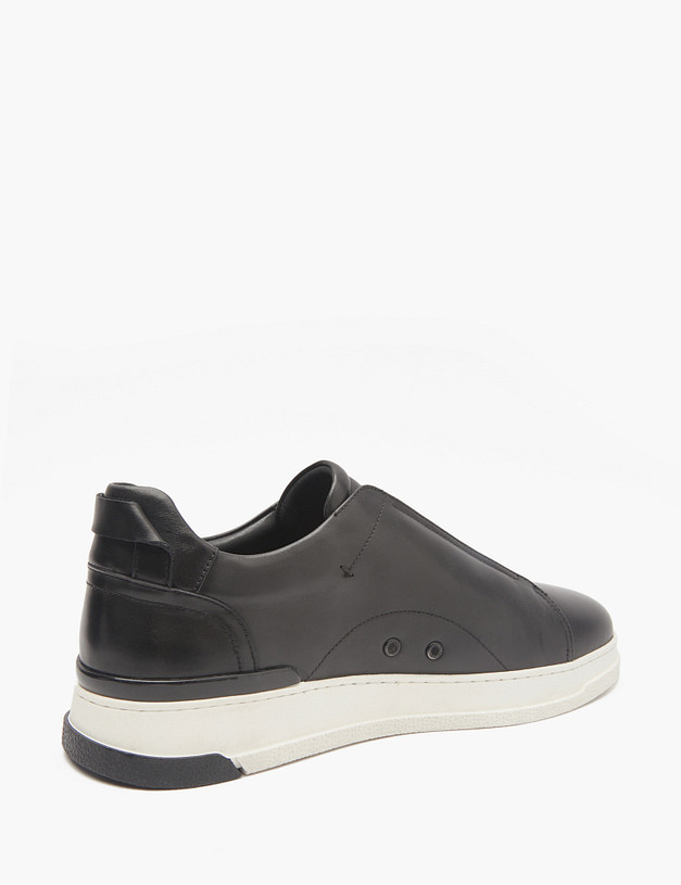 Черные мужские кеды MASCOTTE 175-511111-0102 | ракурс 4