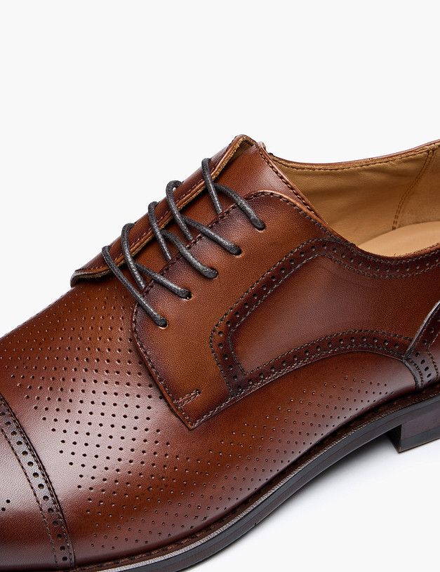 Коричневые мужские полуботинки MASCOTTE 142-611512-0109 | ракурс 6