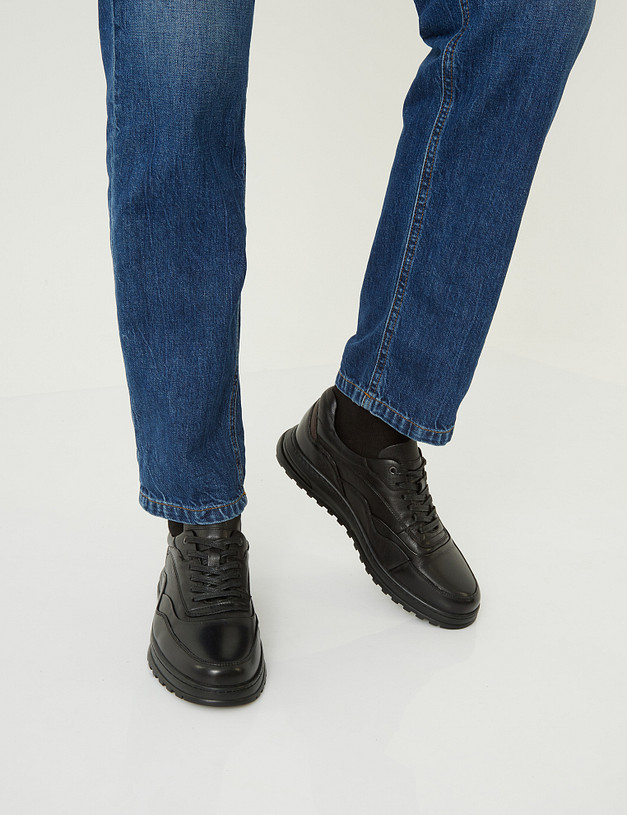 Черные мужские кроссовки MASCOTTE 58-121421-0102 | ракурс 1