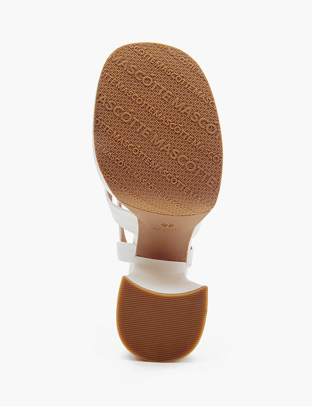 Белые женские босоножки MASCOTTE 233-4123713-0101 | ракурс 4