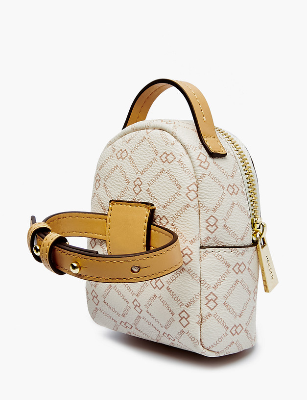 Белый женский мини-рюкзак MASCOTTE 602-2213-601 | ракурс 4