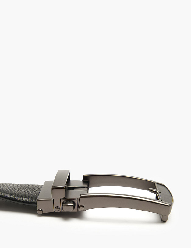 Черный мужской ремень MASCOTTE 727-5202-102 | ракурс 5