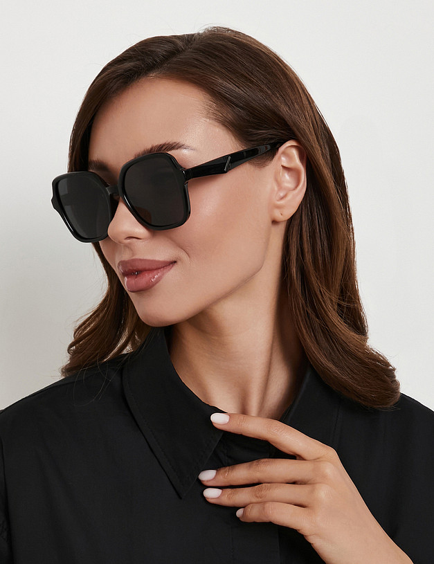 Черные женские очки MASCOTTE 793-6132-7710 | ракурс 1