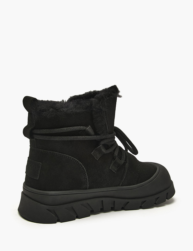 Черные детские угги MASCOTTE 234-524031-0202 | ракурс 4