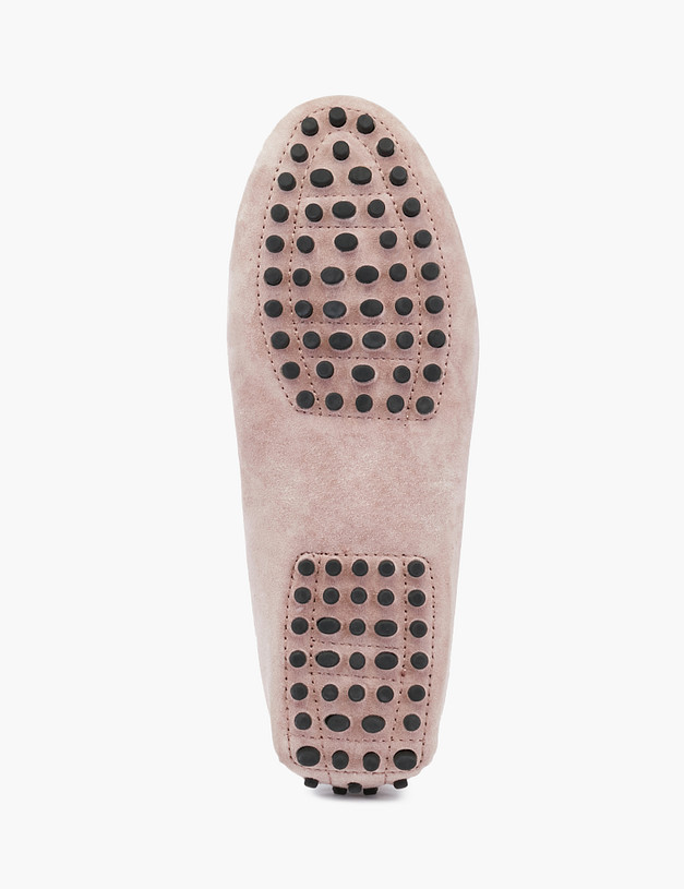 Бежевые женские мокасины из велюра MASCOTTE 11-010112-3602M | ракурс 5