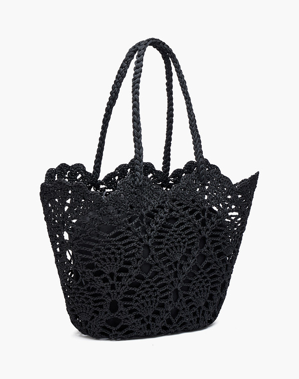 660-6130-202 Сумка женская текстиль/текстиль черн, L, Mascotte