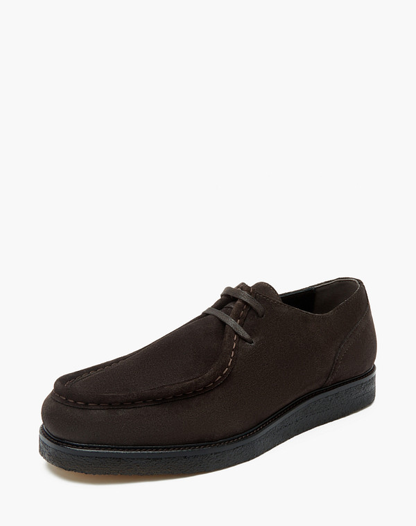 128-314911-3201M Полуботинки мужские велюр/нат.кожа корич, Mascotte