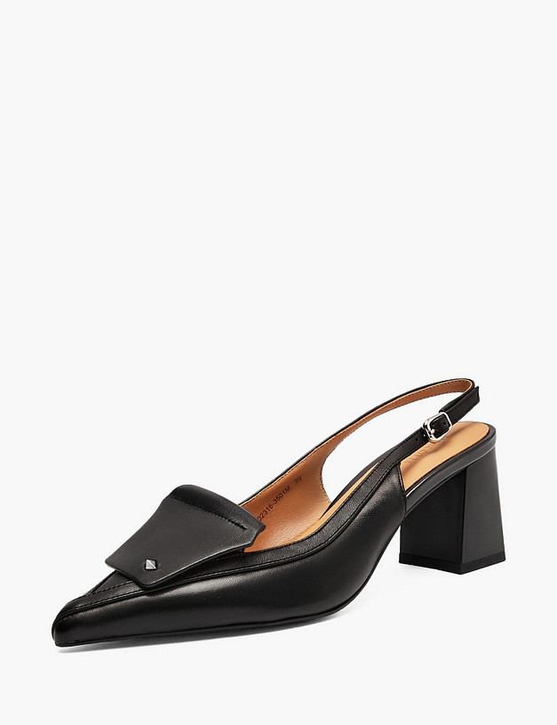 Черные женские туфли MASCOTTE 126-6102316-3501M | ракурс 2