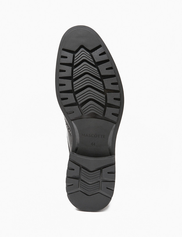 Черные мужские броги MASCOTTE 128-422212-0102 | ракурс 5