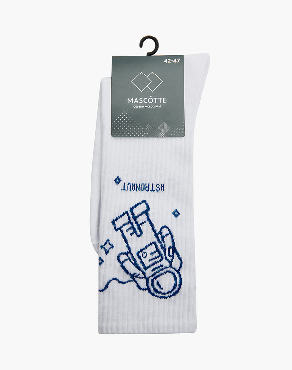 764-3106-2601 Носки мужские бел, Mascotte