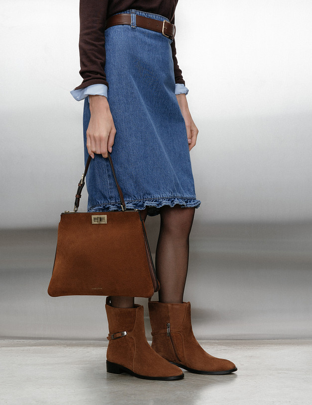 Коричневая женская сумка MASCOTTE 660-5221-0209 | ракурс 1