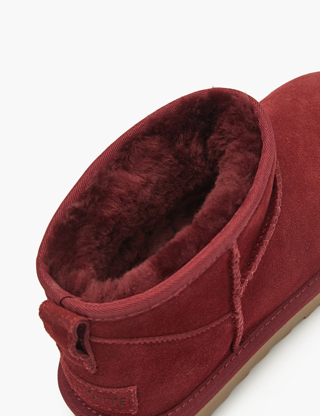 Бордовые женские угги MASCOTTE 234-1225132-0205 | ракурс 6