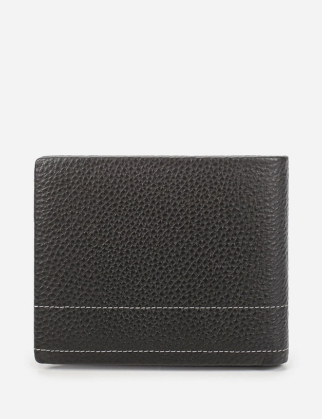 Черный мужской бумажник MASCOTTE 642-0136-102 | ракурс 2