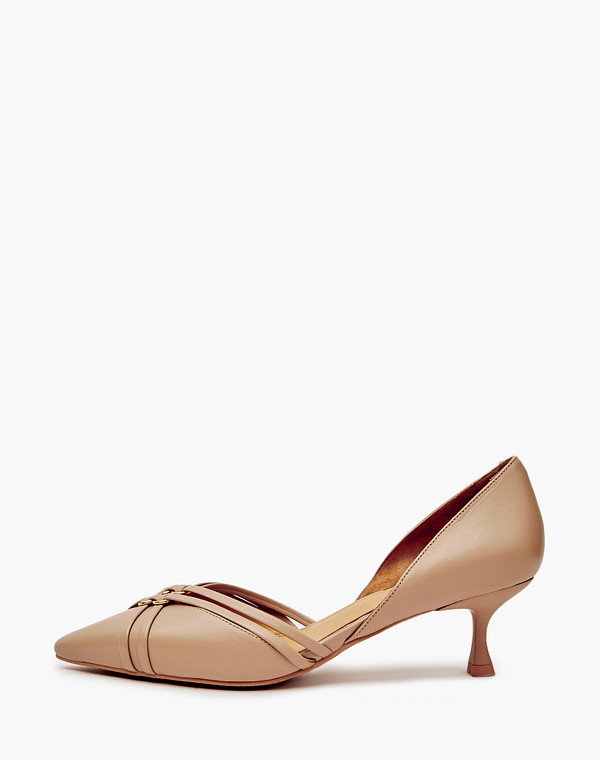 172-412411-3509M Туфли летние женские нат.кожа/нат.кожа беж, Mascotte