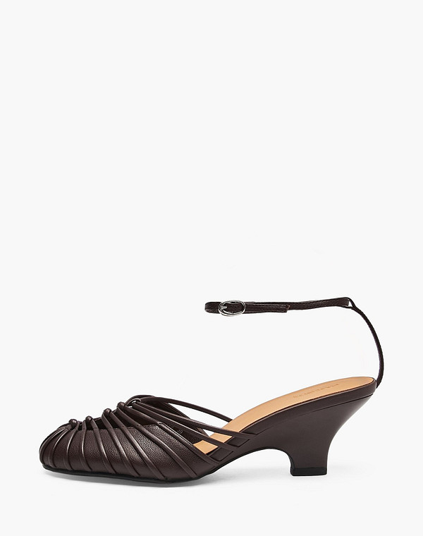 126-614811-0509 Туфли летние женские нат.кожа-и.кожа/нат.кожа корич, Mascotte