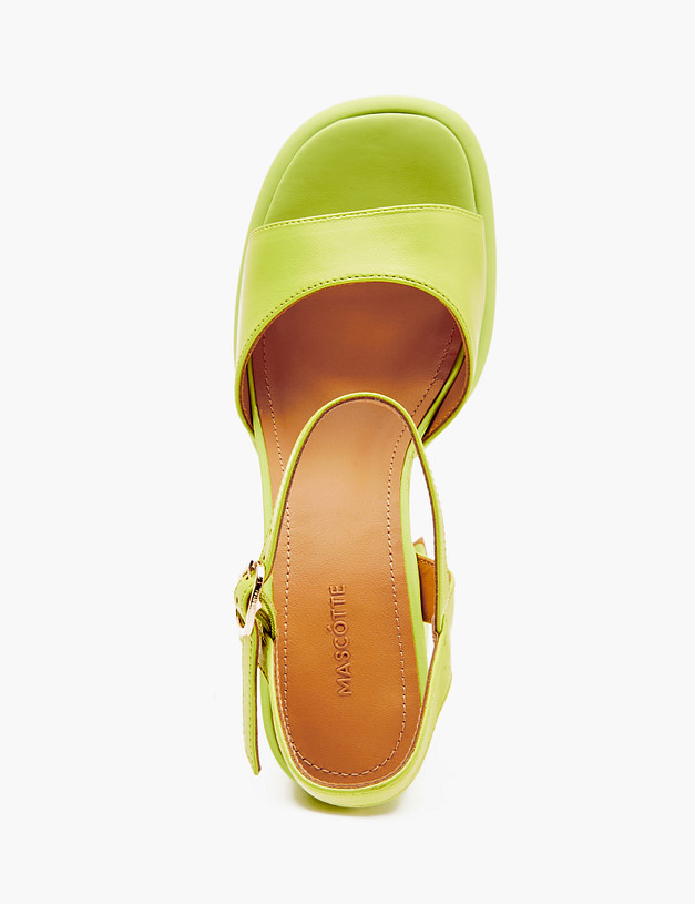 Зеленые женские босоножки MASCOTTE 233-4123711-6547M | ракурс 6