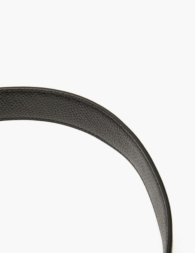 Черный мужской ремень MASCOTTE 727-5204-602 | ракурс 4