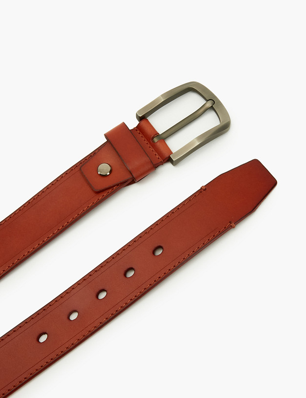 Рыжий мужской ремень MASCOTTE 703-9109-113 | ракурс 2