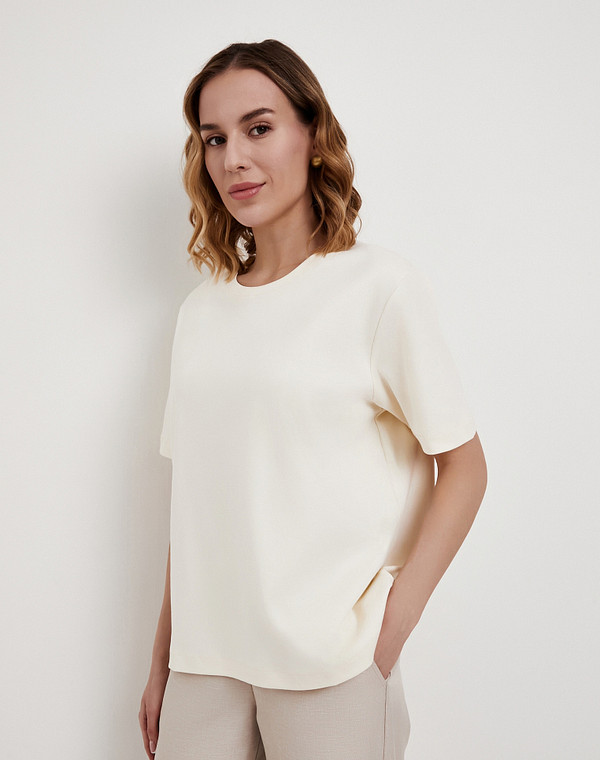 976-6106-2601M Футболка женская молочн, Mascotte