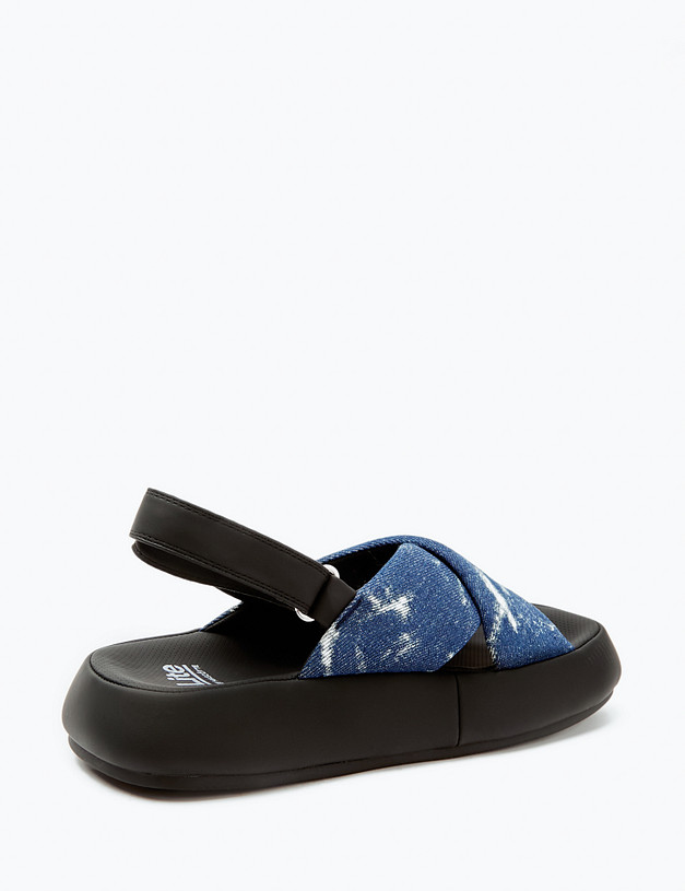 Черные женские сандалии MASCOTTE 234-411561-0203 | ракурс 3