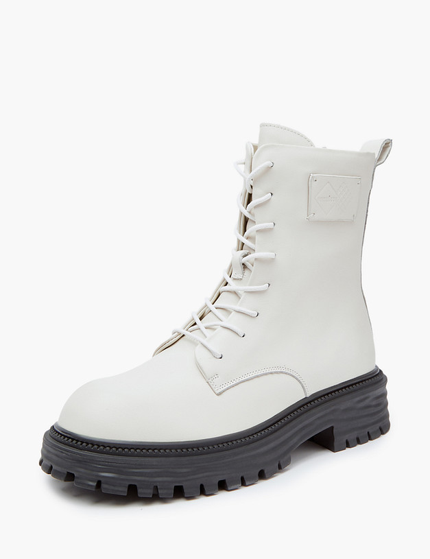 Молочные женские ботинки MASCOTTE 58-324721-4156M | ракурс 2