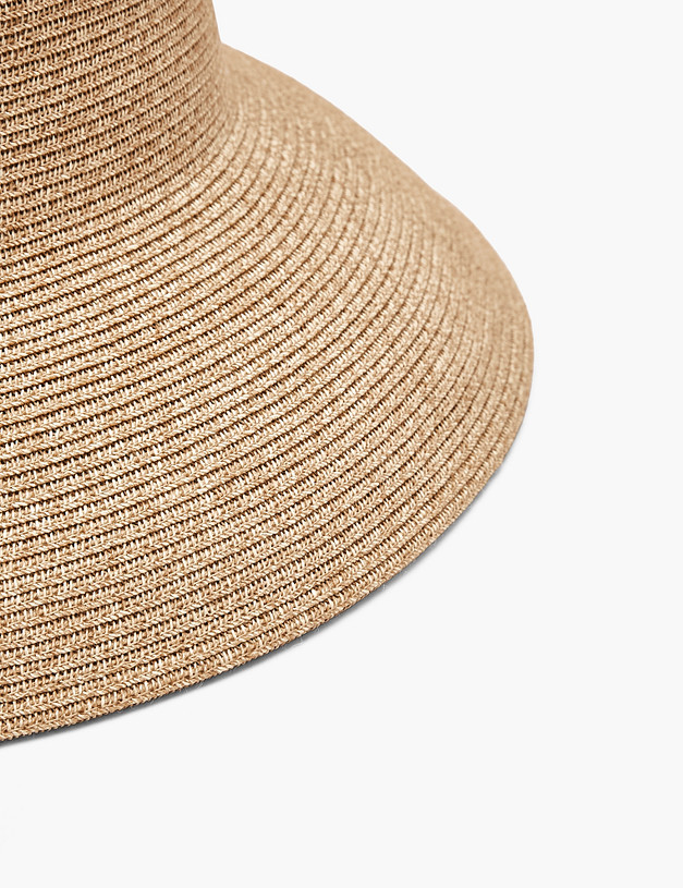 Светло-коричневая женская шляпа MASCOTTE 766-6144-1009 | ракурс 5