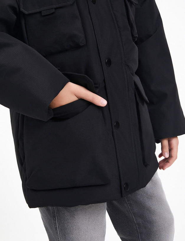 Зимняя куртка для мальчиков MASCOTTE 876-4209-2402 | ракурс 6 Зимняя куртка для мальчиков MASCOTTE 876-4209-2402 | ракурс 6